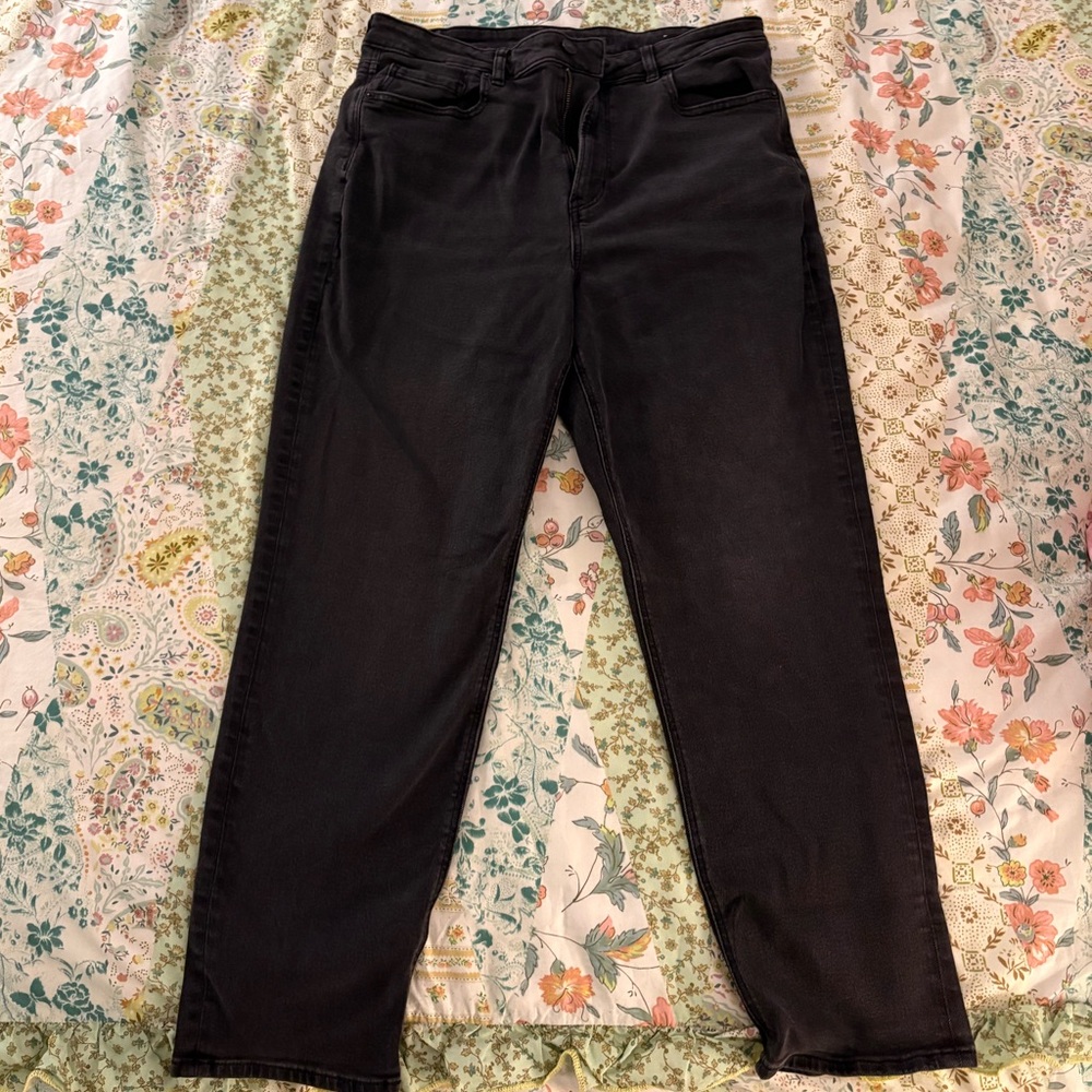 AE Mom Jeans - black